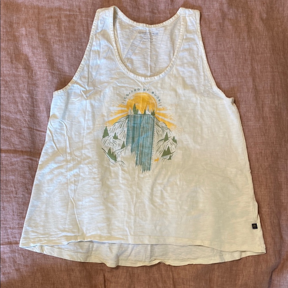 EUC United By Blue Tank Top. Organic Cotton.